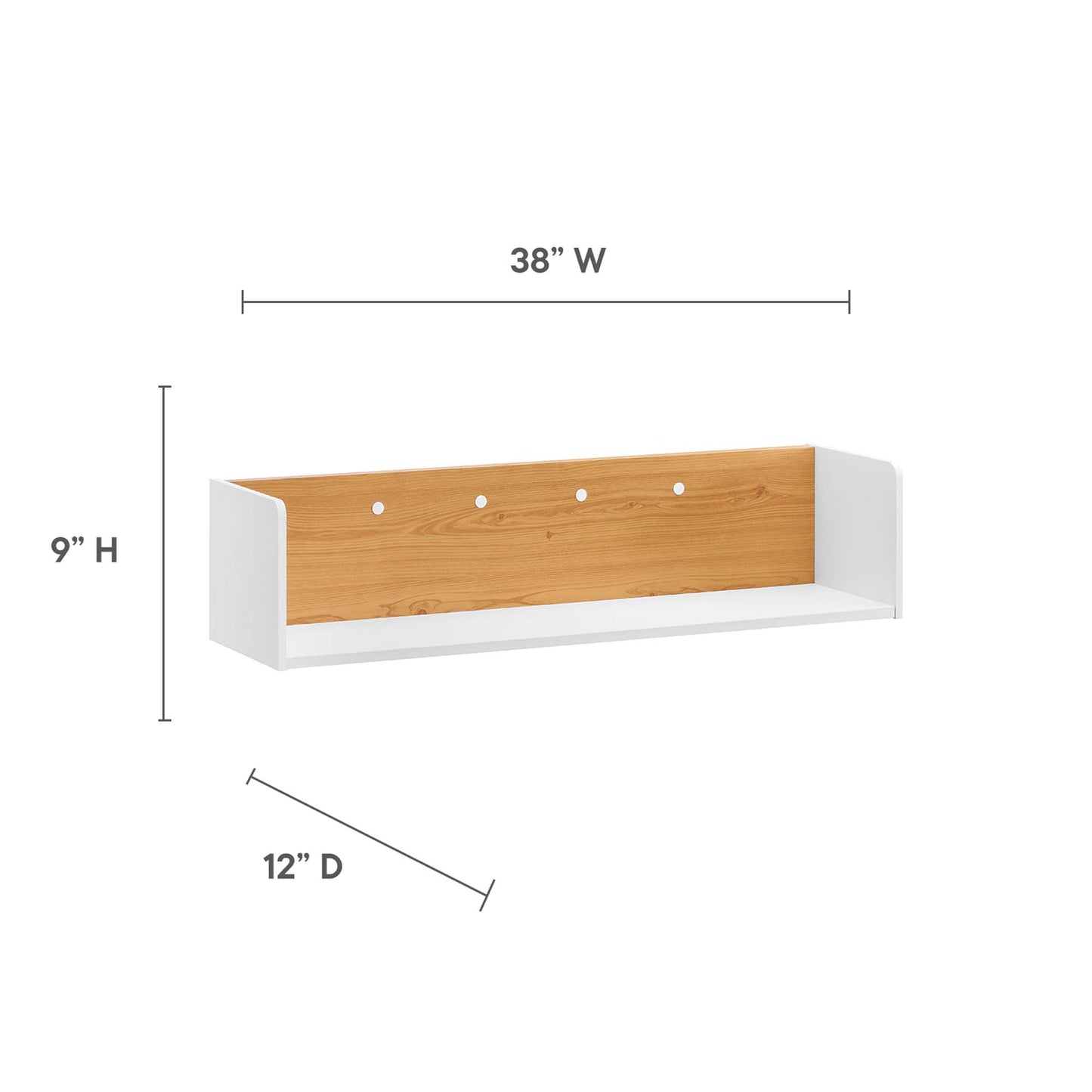 Kinetic Wall-Mount Shelf