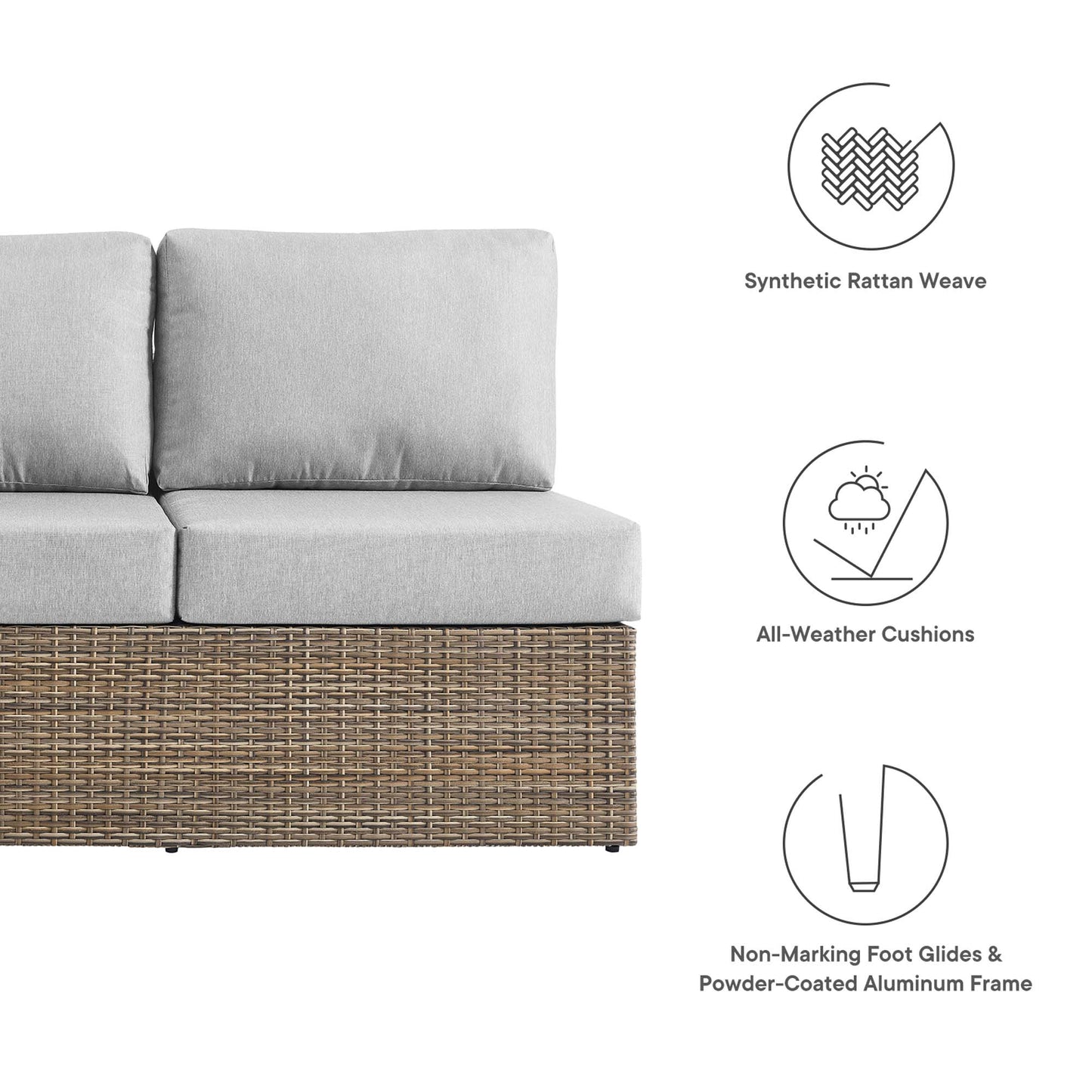 Convene Outdoor Patio Left-Arm Loveseat