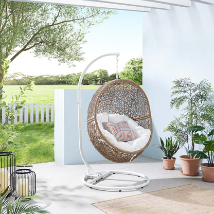 Encase Outdoor Patio Rattan Swing Chair