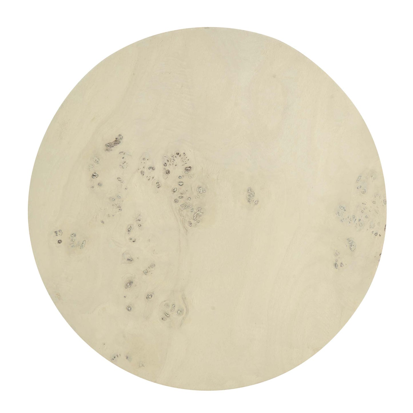 Cosmos 16" Round Burl Wood Side Table