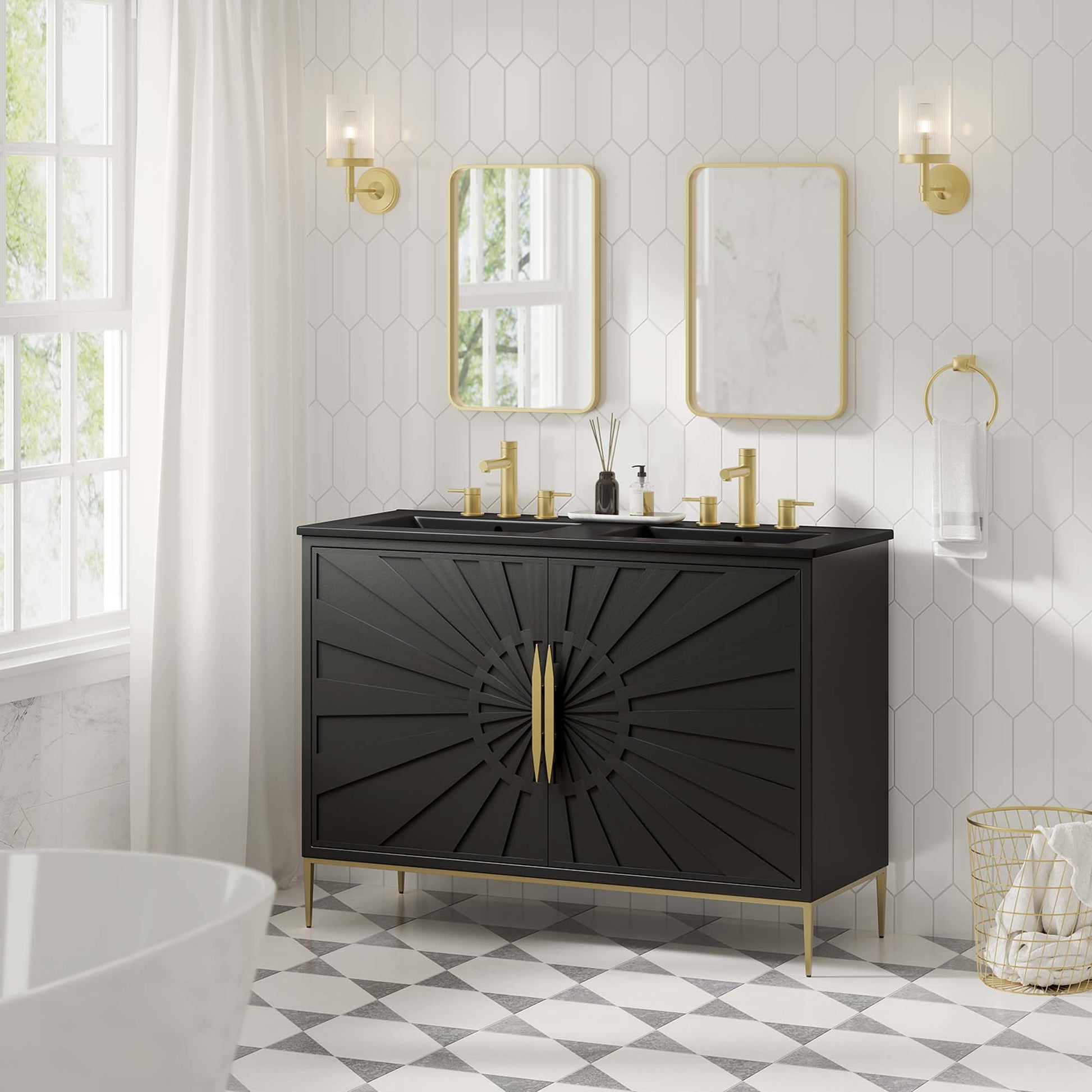 Awaken 48" Double Sink Bathroom Vanity