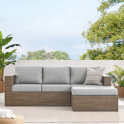 Convene Outdoor Patio L-Shaped Sectional Sofa