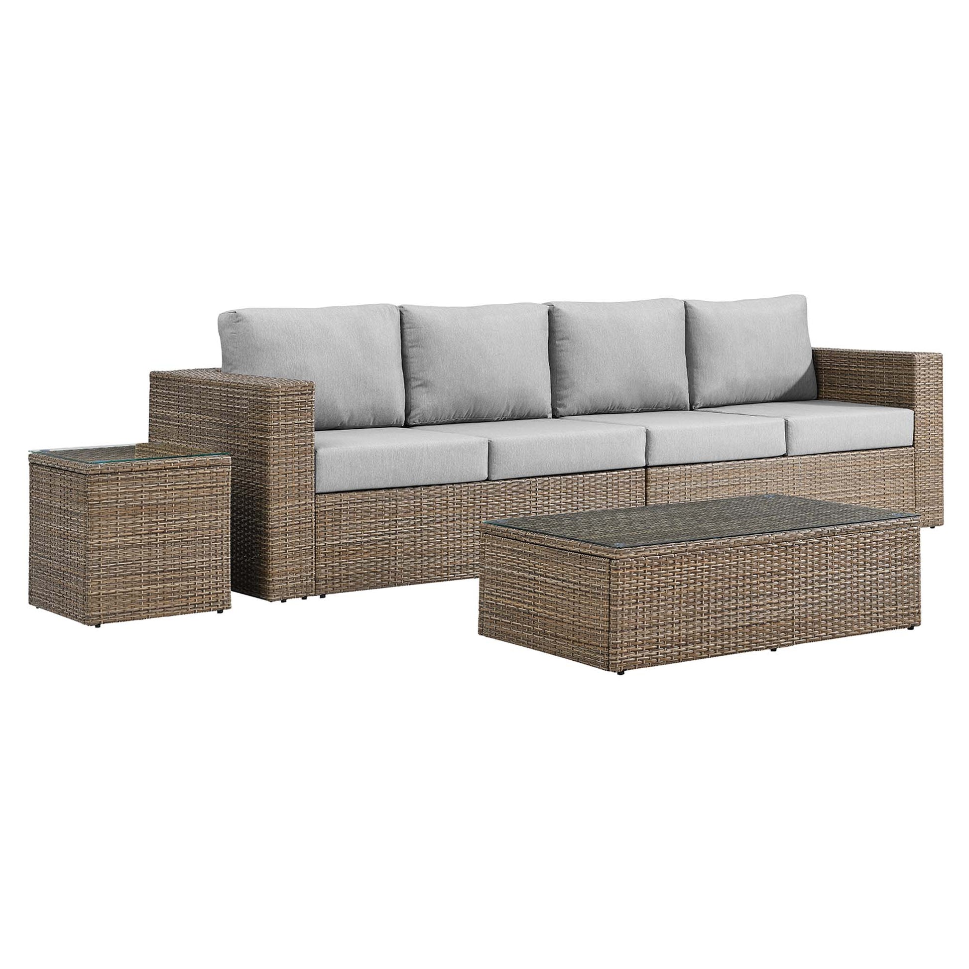 Convene Outdoor Patio 4-Piece Furniture Set