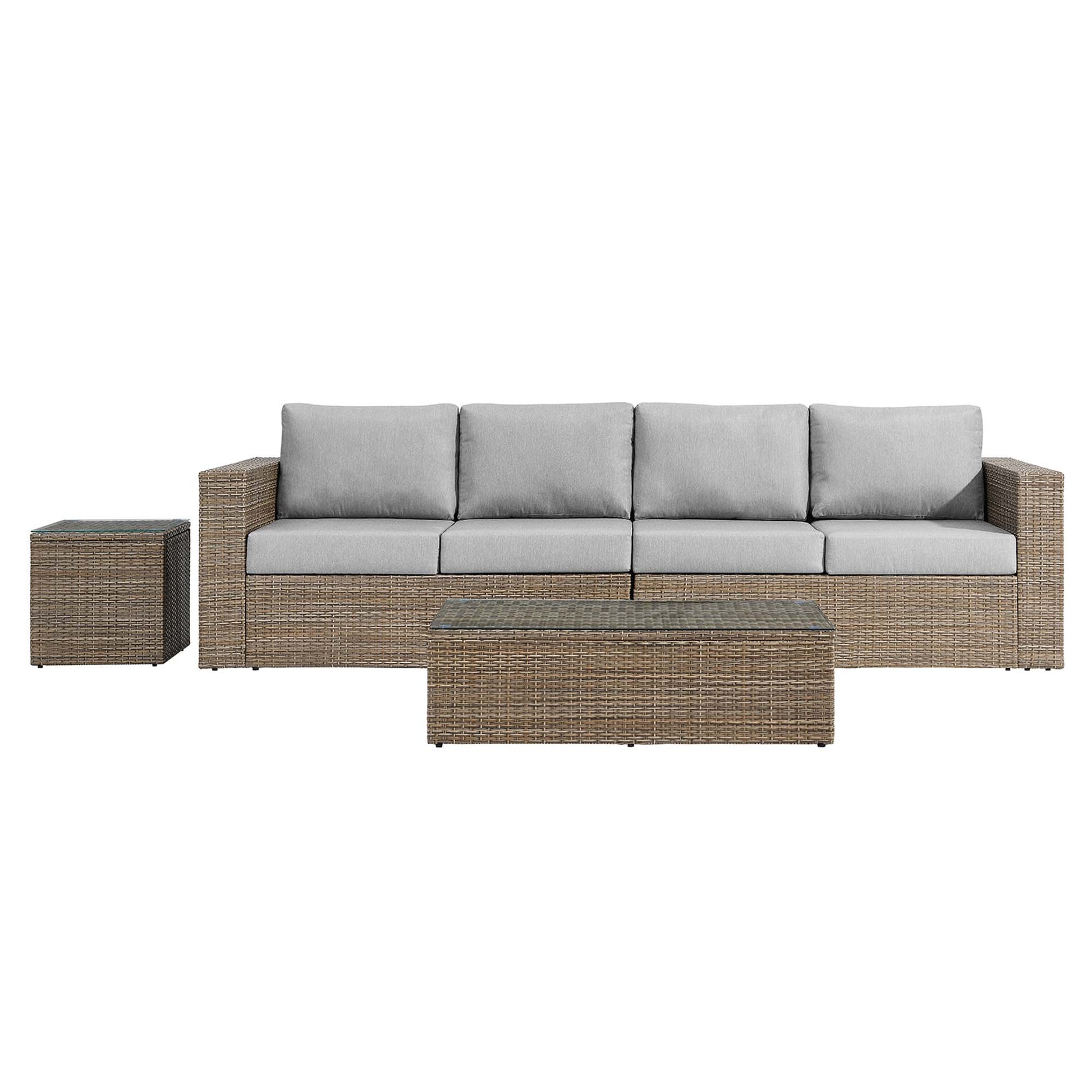 Convene Outdoor Patio 4-Piece Furniture Set