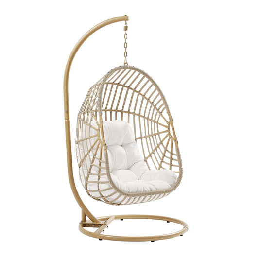 Amalie Wicker Rattan Outdoor Patio Rattan Swing Chair