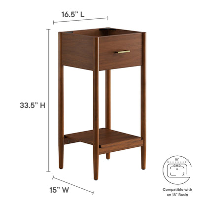 Zaire 18" Bathroom Vanity Cabinet (Sink Basin Not Included)