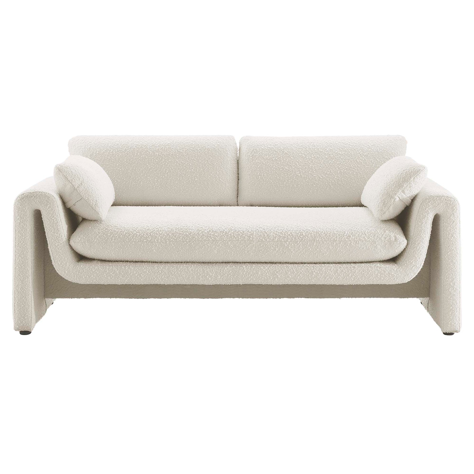 Waverly Boucle Fabric Sofa