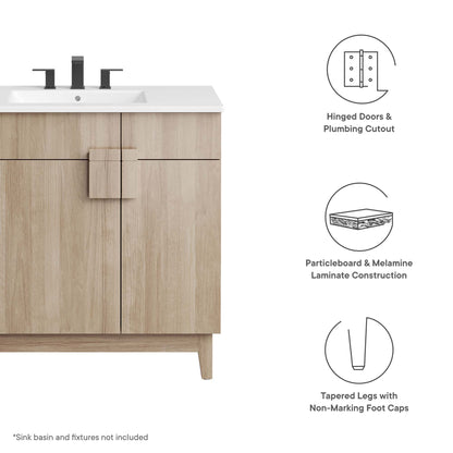 Miles 36” Bathroom Vanity Cabinet (Sink Basin Not Included)