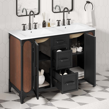 Steamforge 48" Double Sink Bathroom Vanity