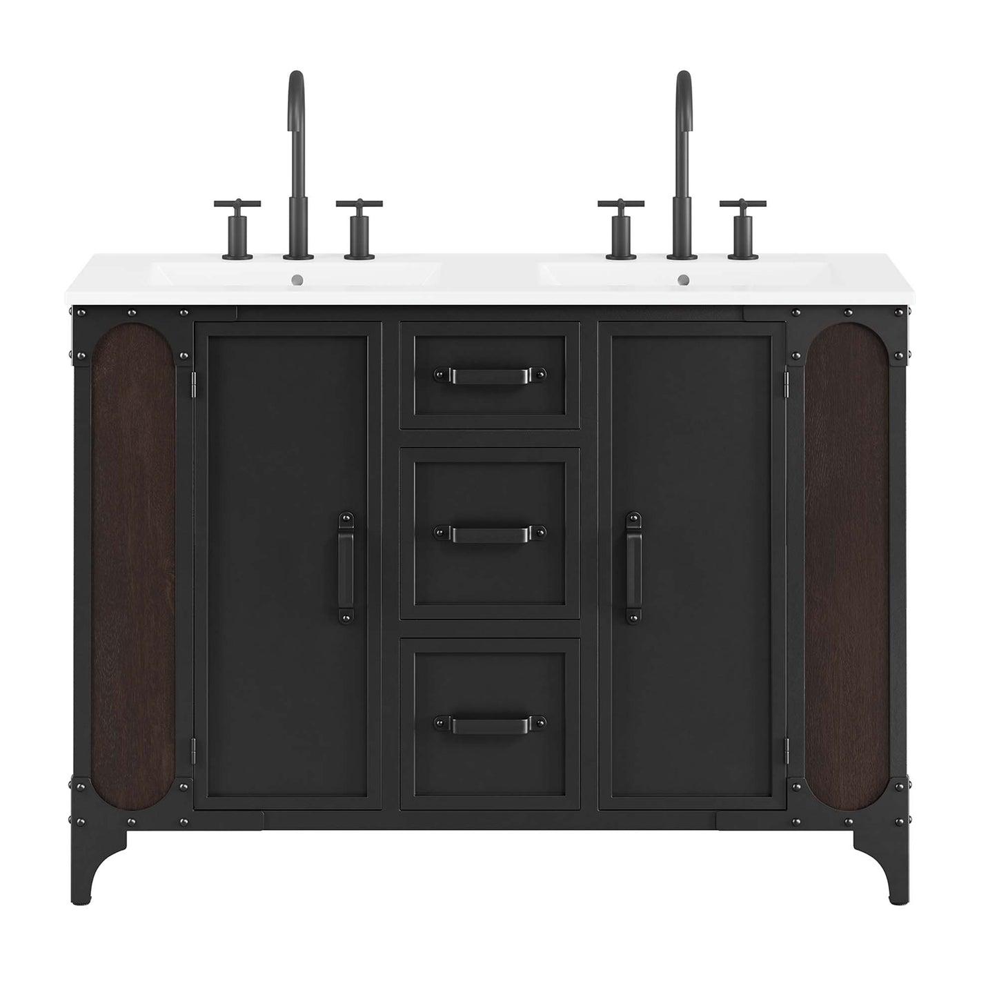 Steamforge 48" Double Sink Bathroom Vanity