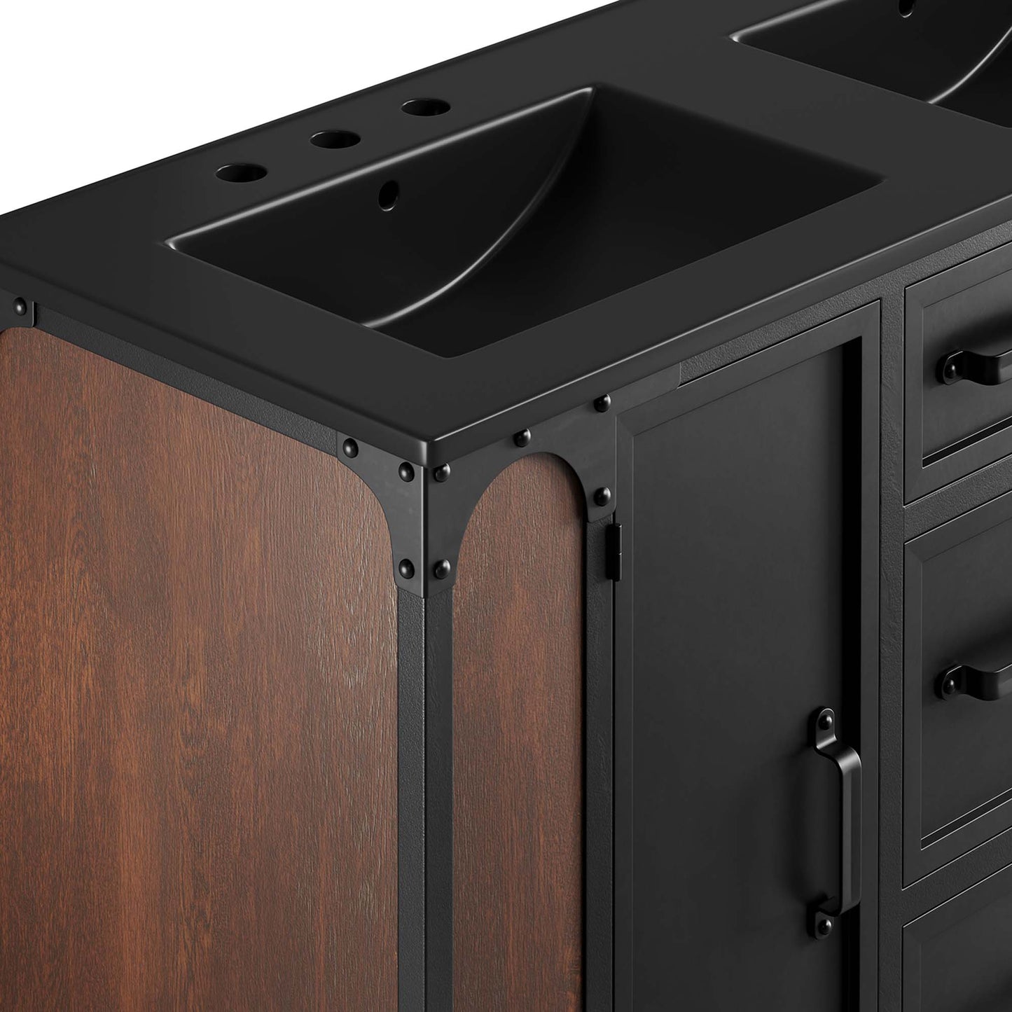 Steamforge 48" Double Sink Bathroom Vanity