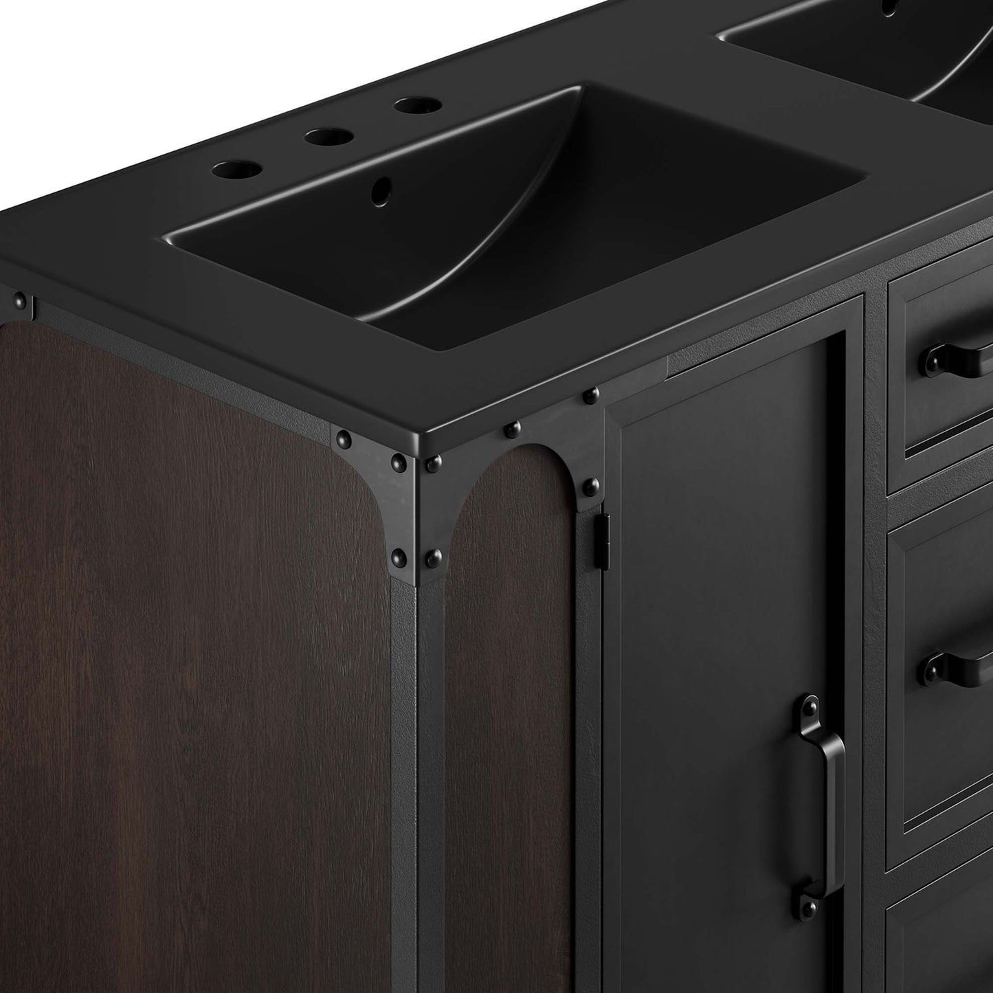 Steamforge 48" Double Sink Bathroom Vanity