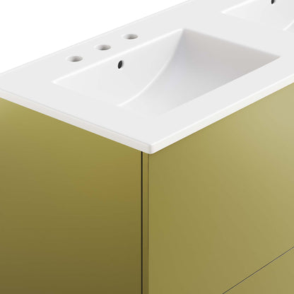 Quantum 48" Double Sink Bathroom Vanity