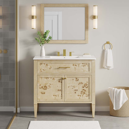 Elysian 36" Wood Bathroom Vanity