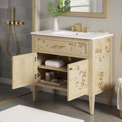 Elysian 36" Wood Bathroom Vanity