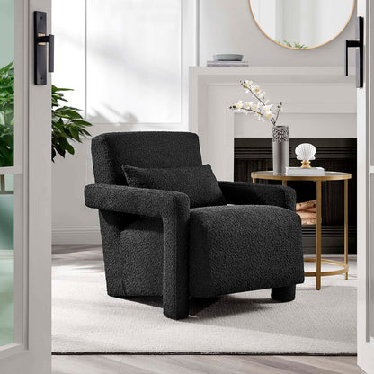 Mirage Boucle Upholstered Armchair