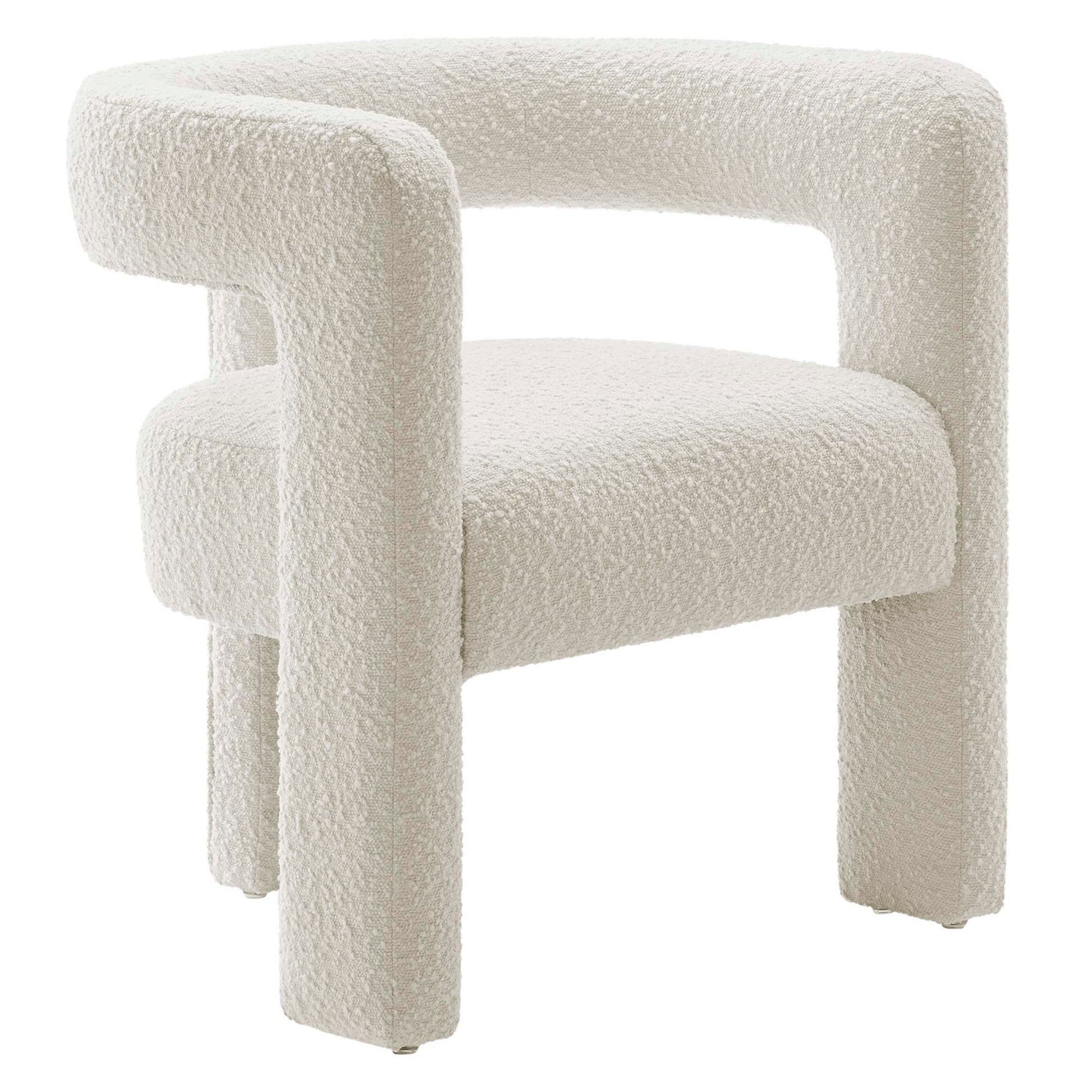 Kayla Boucle Upholstered Armchair