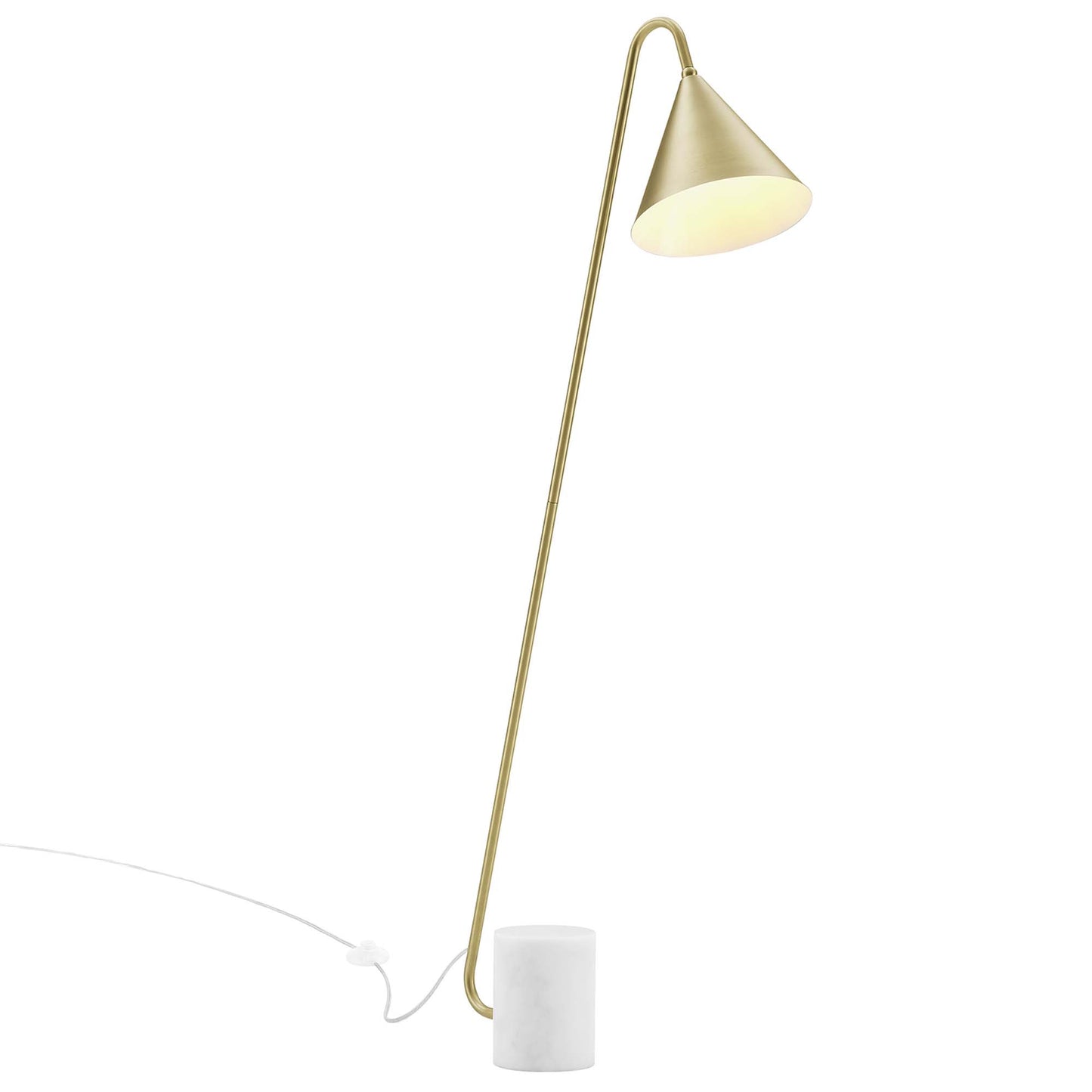 Lighting, Floor Lamps, Marble Base Lamp, Metal lamp, Transparent Lamp,