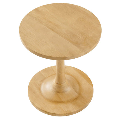 Lina Round Wood Side Table