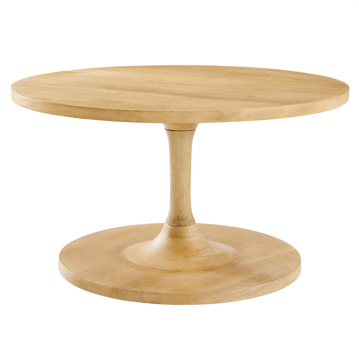 Lina Round Wood Coffee Table