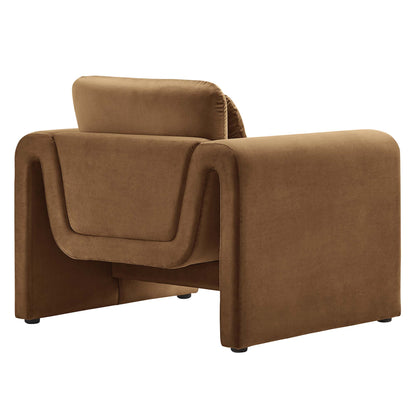 Waverly Performance Velvet Armchair