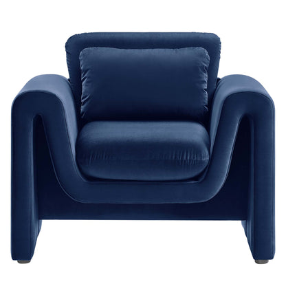 Waverly Performance Velvet Armchair