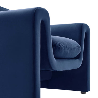 Waverly Performance Velvet Armchair