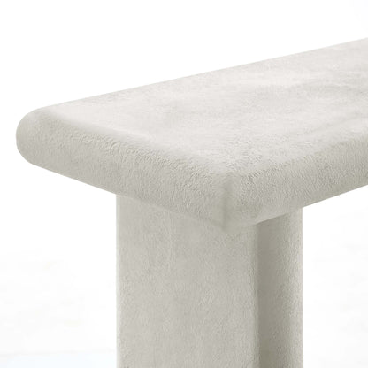 Relic Concrete Textured Console Table