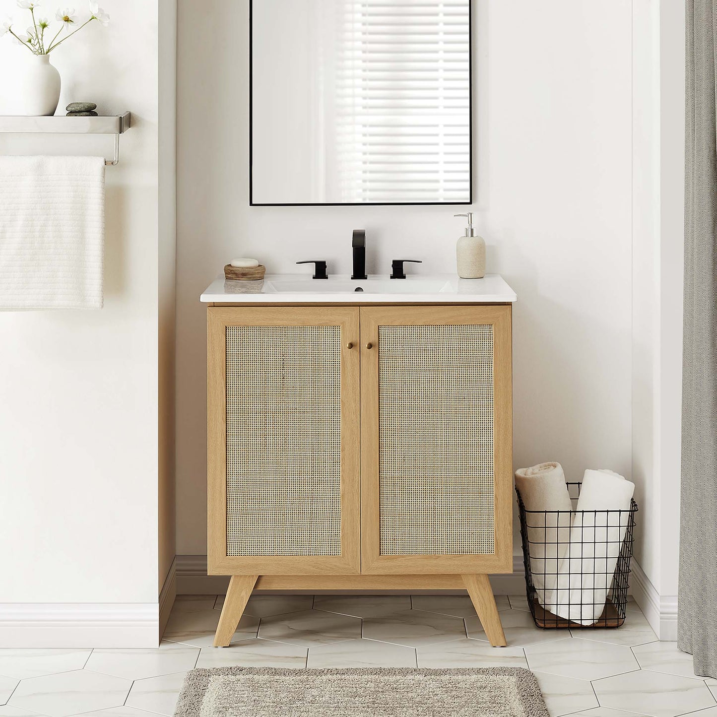 Soma 30” Bathroom Vanity Cabinet (Sink Basin Not Included)