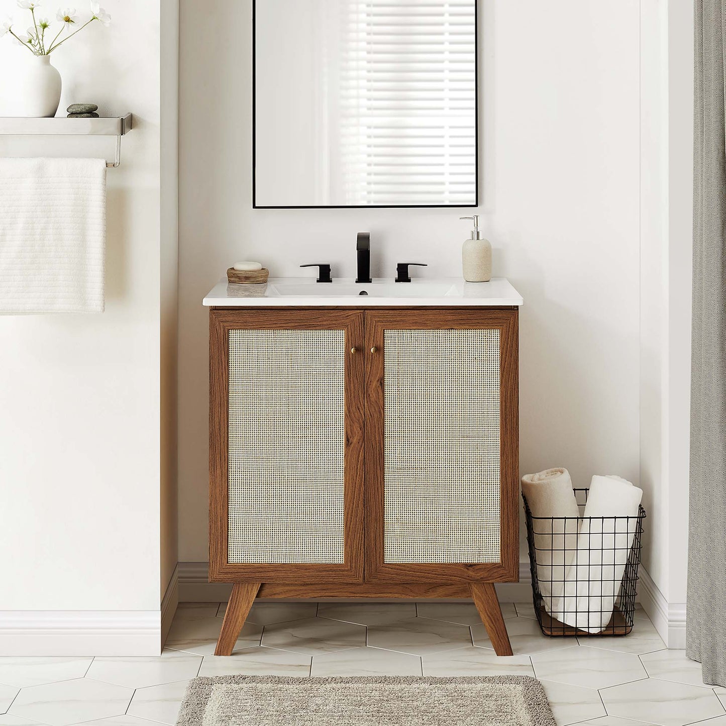 Soma 30” Bathroom Vanity Cabinet (Sink Basin Not Included)