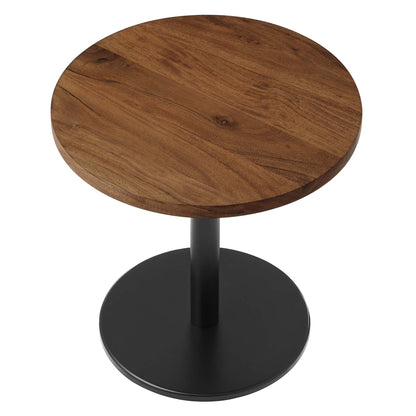 Viva Round Acacia Wood Side Table