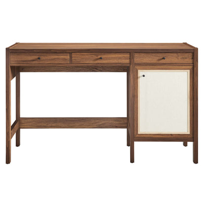 Capri 49" Wood Grain Office Desk