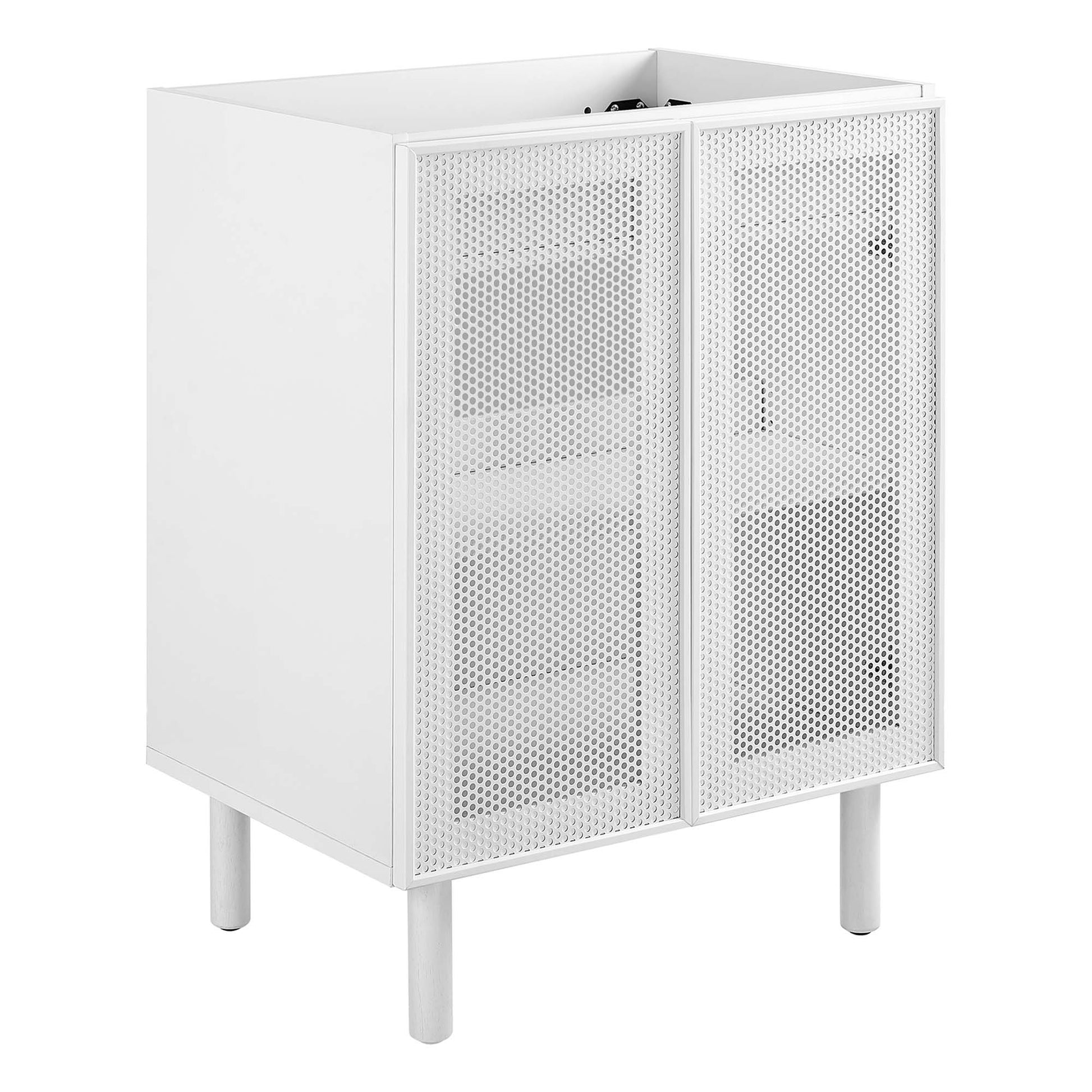 Calla 24" Perforated Metal Bathroom Vanity Cabinet (Sink Basin Not Included)