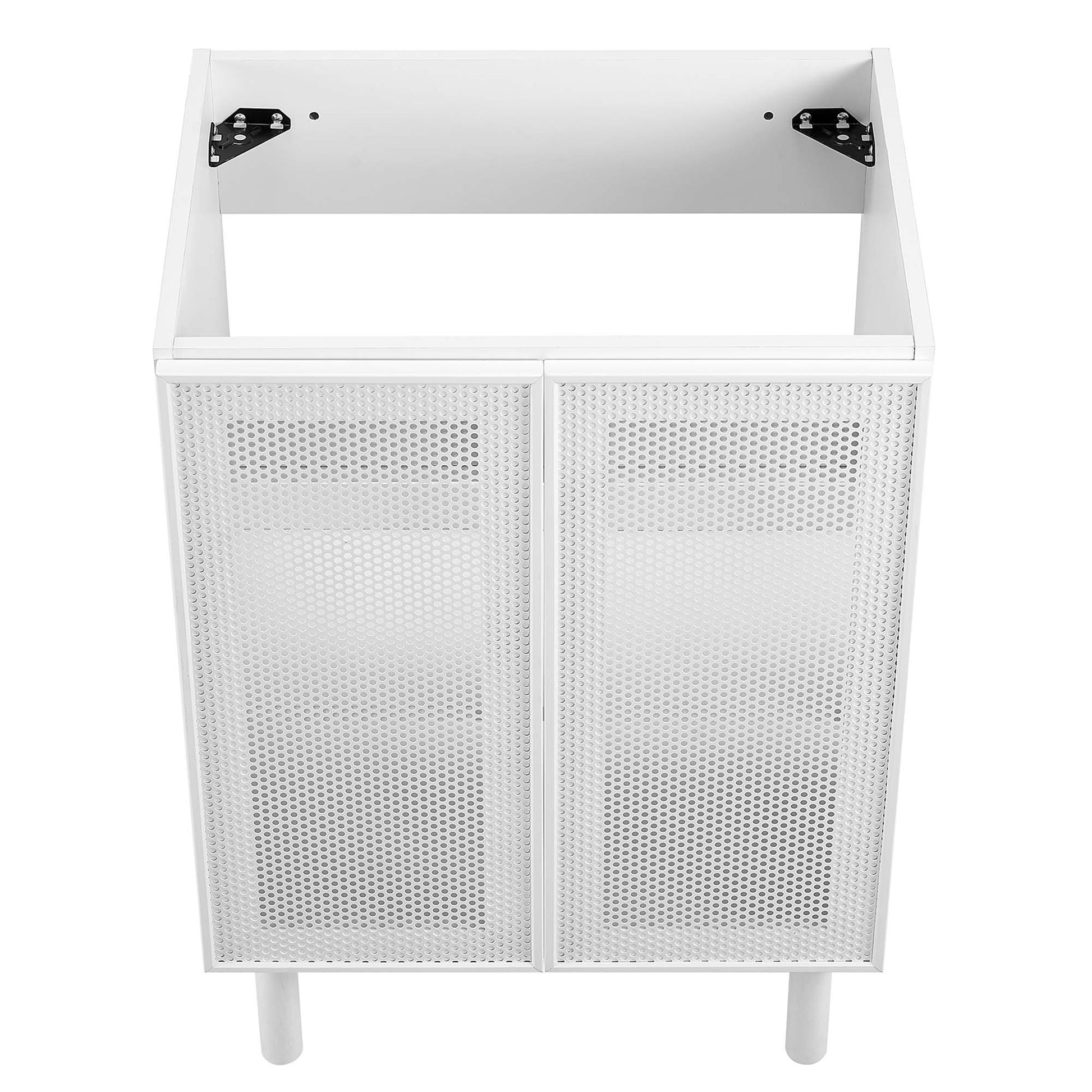 Calla 24" Perforated Metal Bathroom Vanity Cabinet (Sink Basin Not Included)