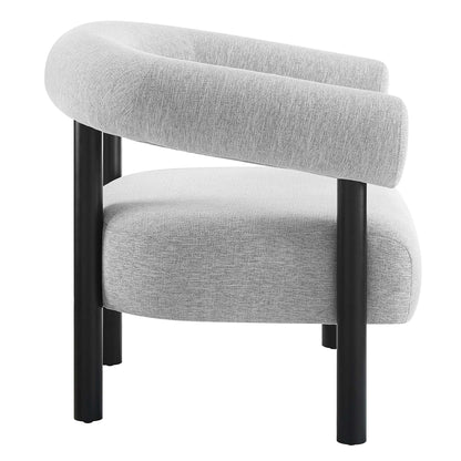 Sable Upholstered Fabric Armchair