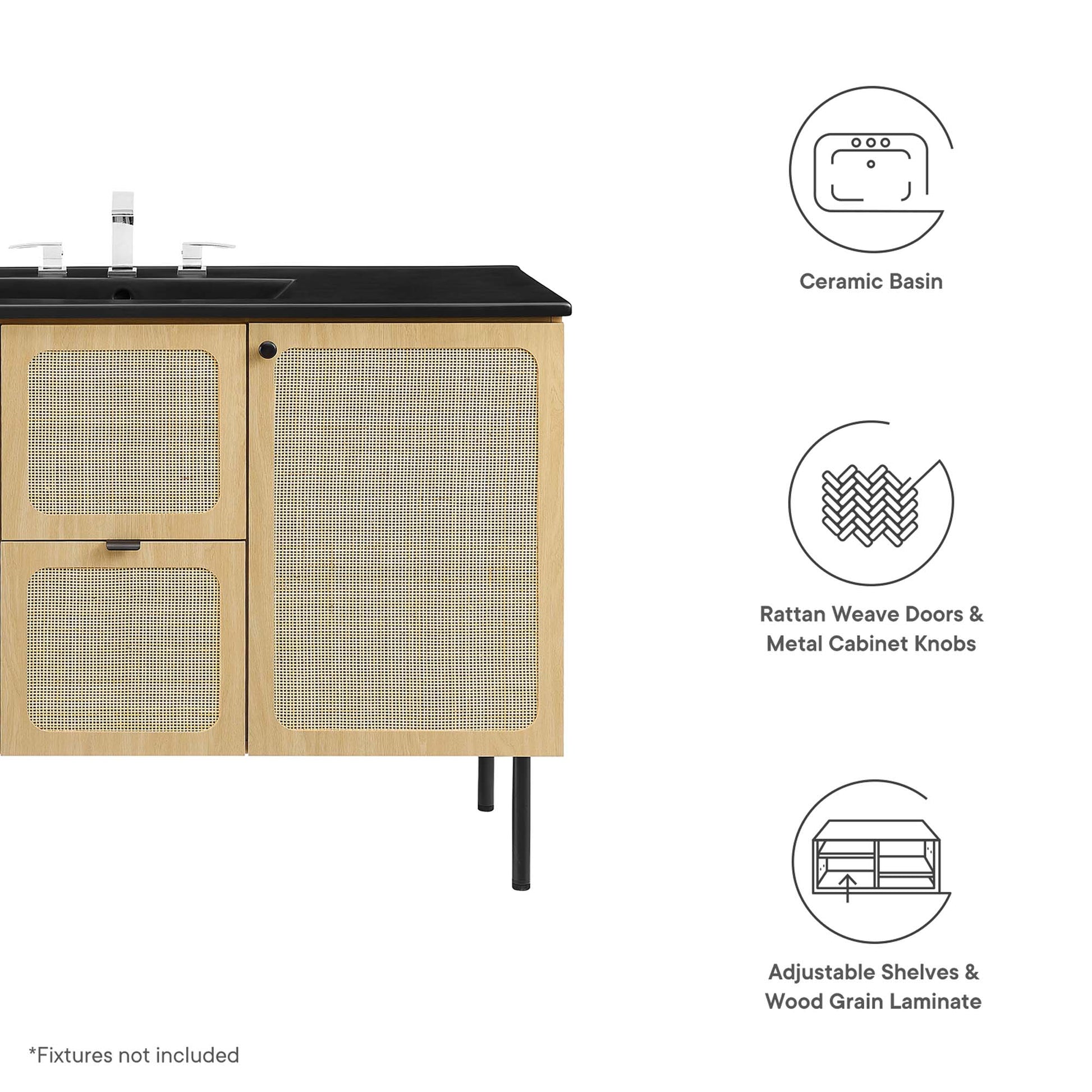 Chaucer 48" Single Sink Bathroom Vanity