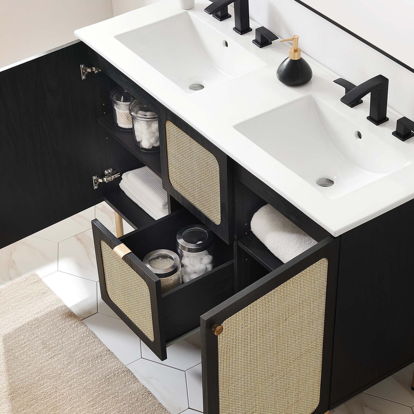 Chaucer 48" Double Sink Bathroom Vanity