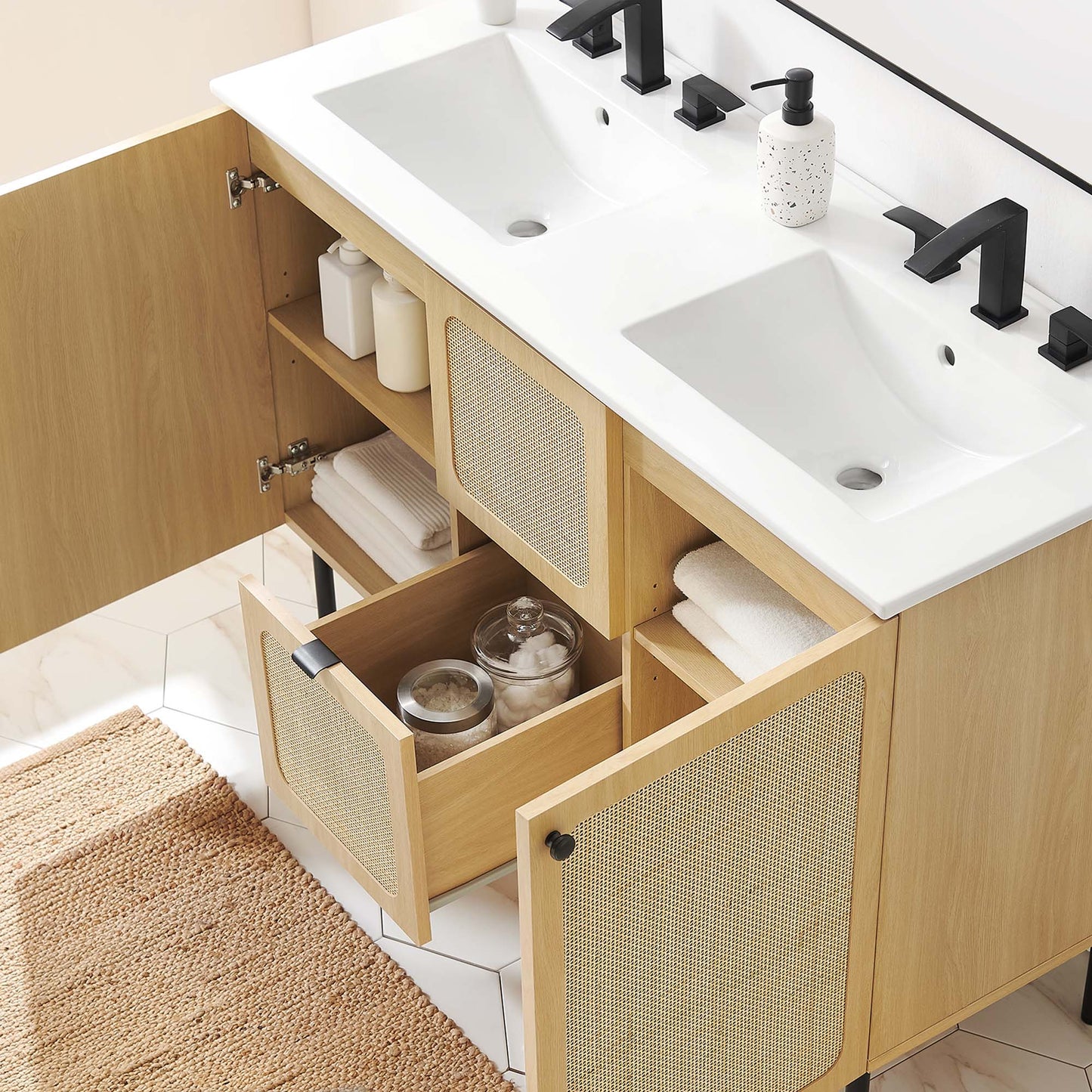 Chaucer 48" Double Sink Bathroom Vanity