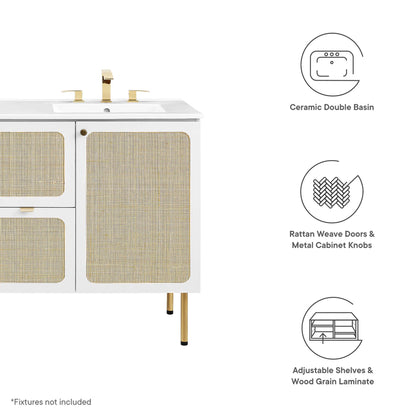 Chaucer 48" Double Sink Bathroom Vanity