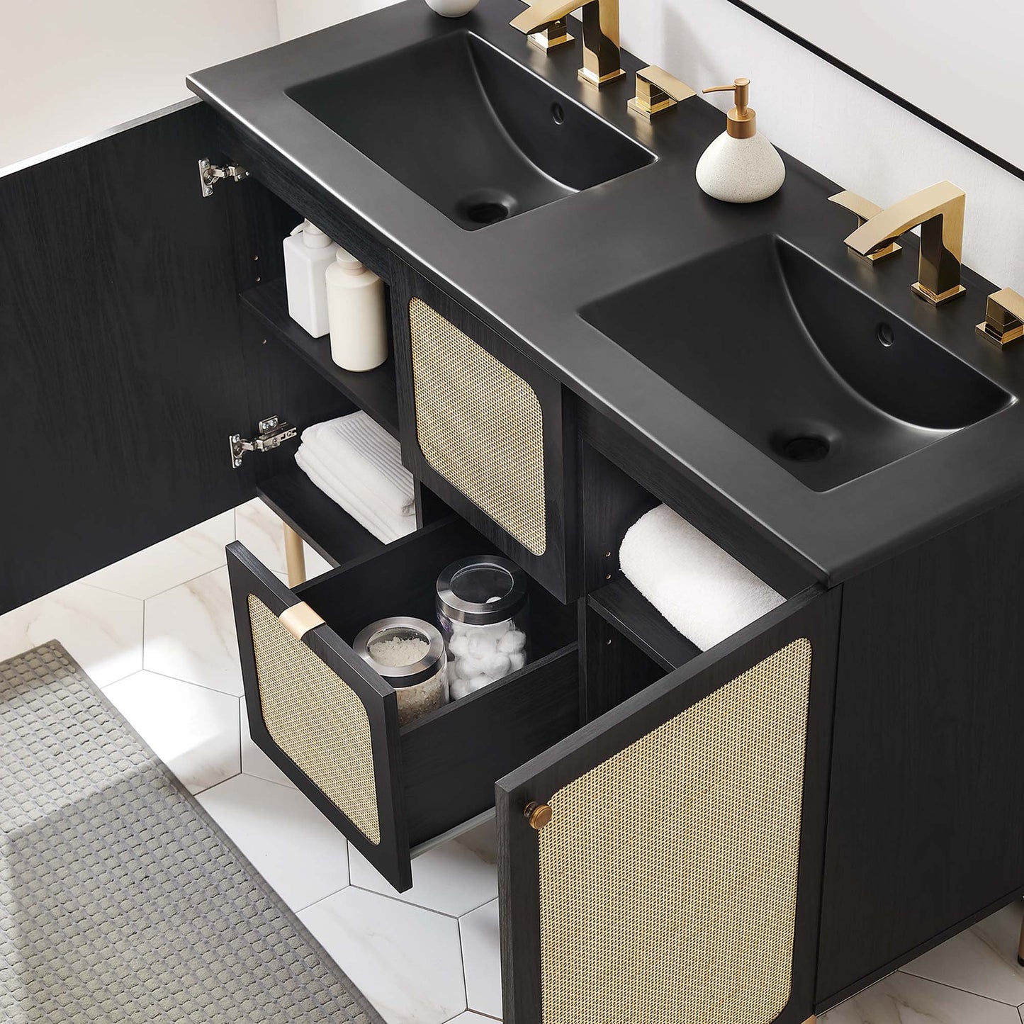 Chaucer 48" Double Sink Bathroom Vanity