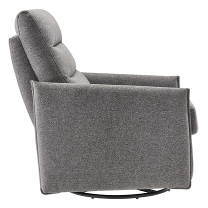 Etta Upholstered Fabric Lounge Chair