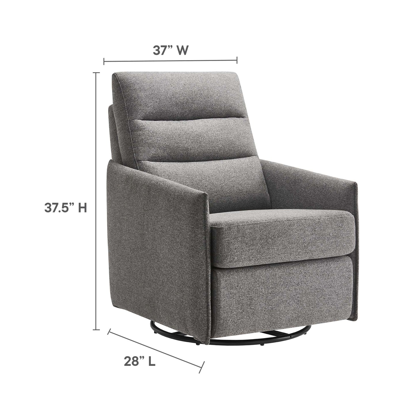 Etta Upholstered Fabric Lounge Chair