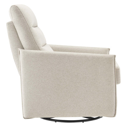 Etta Upholstered Fabric Lounge Chair