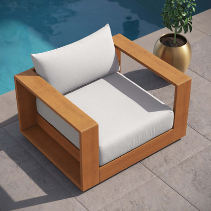 Tahoe Outdoor Patio Acacia Wood Chair