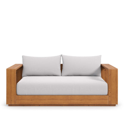 Tahoe Acacia Wood Outdoor Patio Acacia Wood Loveseat