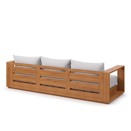 Tahoe Outdoor Patio Acacia Wood Sofa