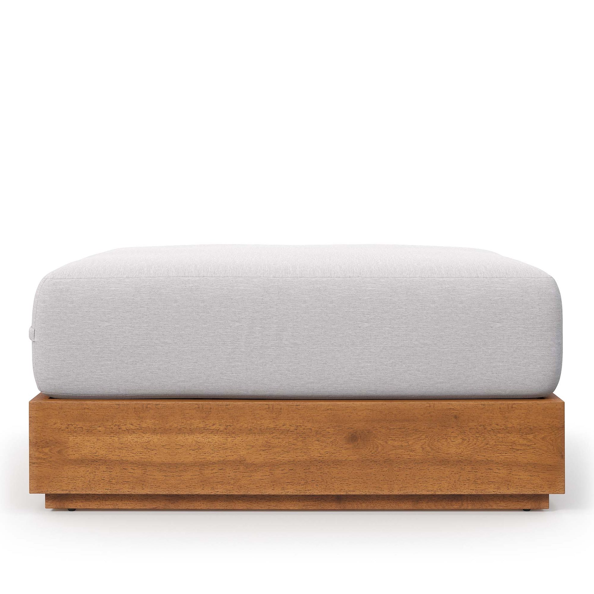 Tahoe Outdoor Patio Acacia Wood Ottoman