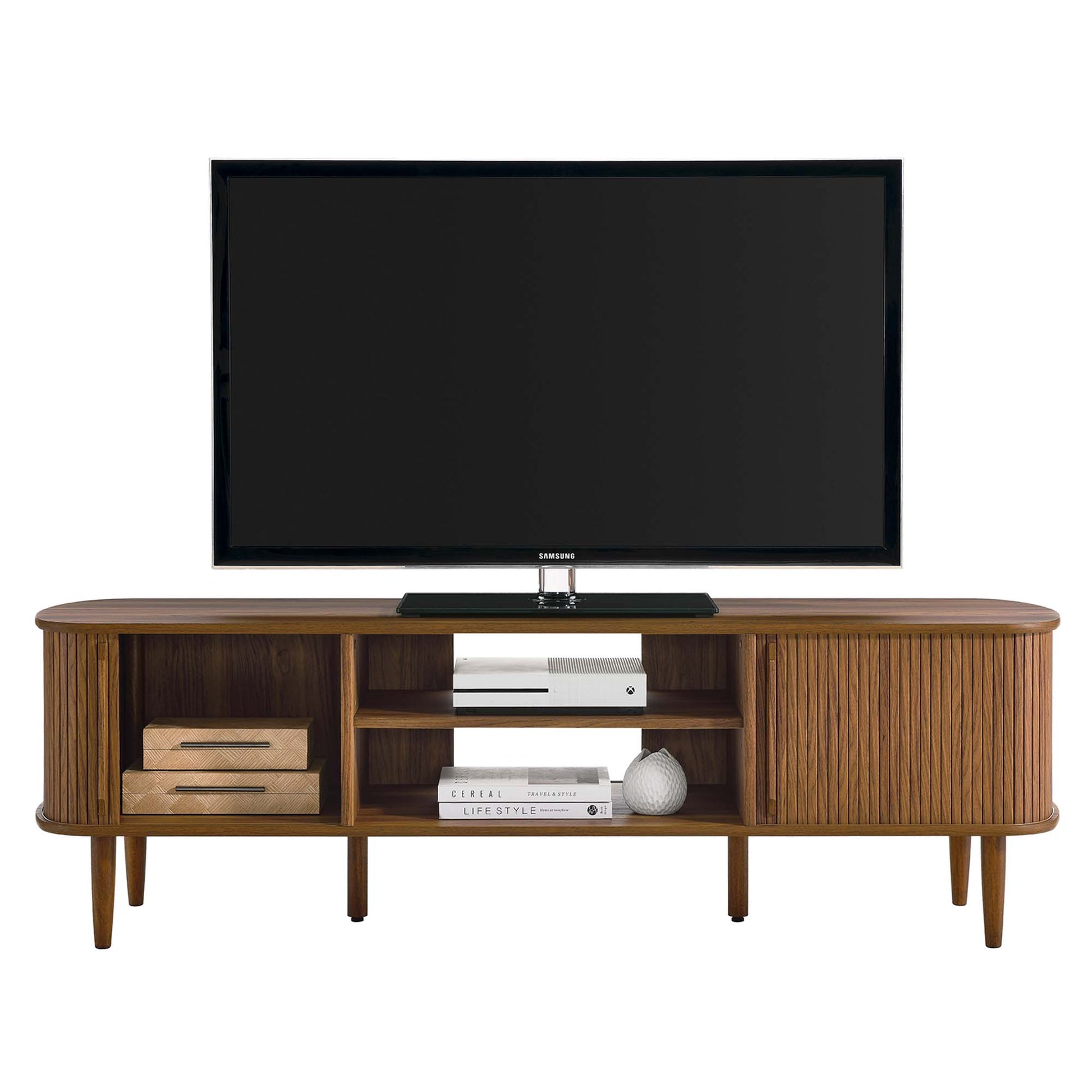 Contour 63" Wood TV Stand