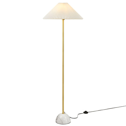 Illusion Marble Dome Floor Lamp by KB Supply