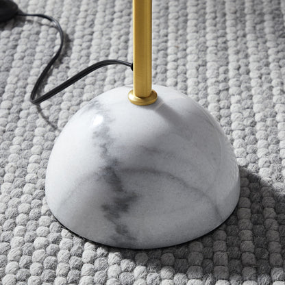 Illusion Marble Dome Floor Lamp by KB Supply